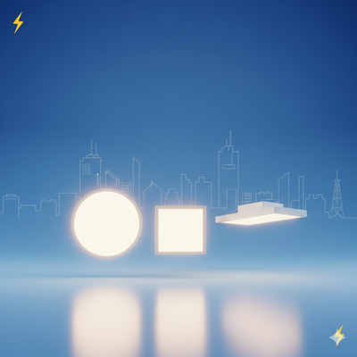 Panel Lights – Round, Square &amp; Ceiling Lights