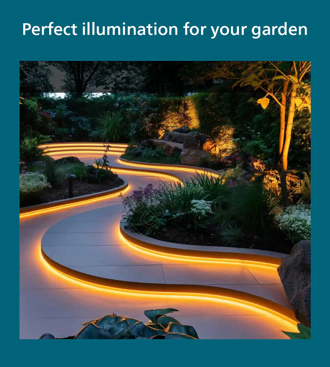 Marathon Ultra 8W LED Rope Light - 50 Meter (120 LEDs/m, IP65 Waterproof)