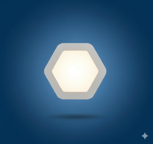 HexaStyle - Unique Hexagonal LED Panel Light (5W/8W/12W/15W)